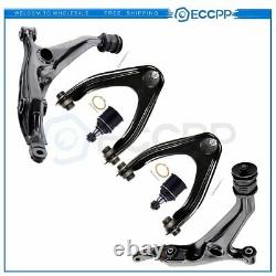 6PCS Front Upper Lower Control Arms Ball Joints Parts Fits 1997-2001 Honda CR-V