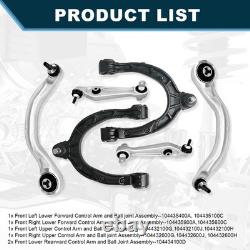 6Pcs Front Upper Lower Control Arms withBall Joints for Tesla Model 3 2017-2021