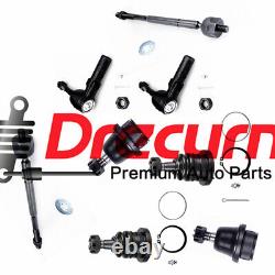 8PC Front Upper and Lower Ball Joint Tie Rod KIT For TOYOTA TACOMA 2005-2015