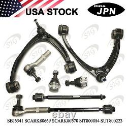 8pc Front Upper Control Arm Kit Ball Joint Tie Rod End for Chevy Tahoe 2007-2014