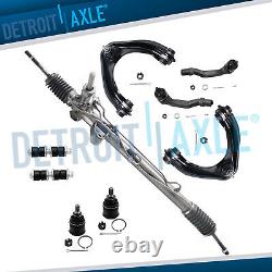 9pc Front Rack and Pinion + Upper Control Arm Tie rods for 1996-2000 Honda Civic