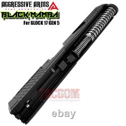 AGGRESSIVE ARMS BLACK MAMBA COMPLETE PORTED SLIDE BARREL For GLOCK 17 GEN 5