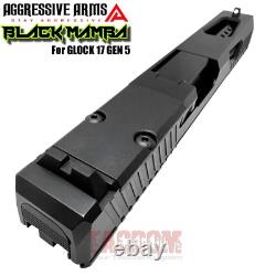 AGGRESSIVE ARMS BLACK MAMBA COMPLETE PORTED SLIDE BARREL For GLOCK 17 GEN 5
