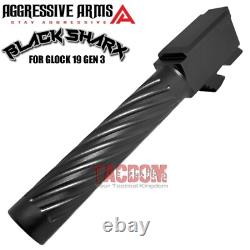 AGGRESSIVE ARMS COMPLETE DEFENSE SLIDE For GLOCK 19 GEN 3 BLK SHARX BARREL PARTS