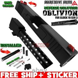 AGGRESSIVE ARMS COMPLETE DEFENSE SLIDE For GLOCK 19 GEN 3 OBLIVION BARREL PARTS