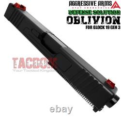 AGGRESSIVE ARMS COMPLETE DEFENSE SLIDE For GLOCK 19 GEN 3 OBLIVION BARREL PARTS