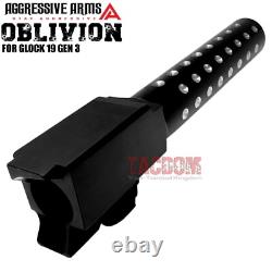 AGGRESSIVE ARMS COMPLETE DEFENSE SLIDE For GLOCK 19 GEN 3 OBLIVION BARREL PARTS