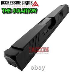 AGGRESSIVE ARMS COMPLETE GRIP SLIDE SOLUTION A For GLOCK 17 GEN 3 + BARREL