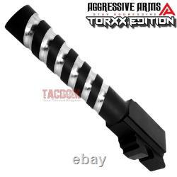 AGGRESSIVE ARMS COMPLETE SLIDE TORXX EDITION For GL0CK 19 GEN 3 RMR CUT BARREL