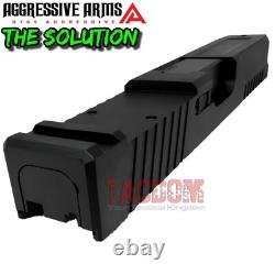 AGGRESSIVE ARMS COMPLETE SLIDE TORXX EDITION For GL0CK 19 GEN 3 RMR CUT BARREL