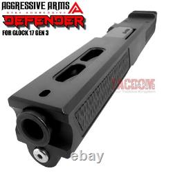 AGGRESSIVE ARMS DEFENDER COMPLETE SLIDE + SPIRAL Barrel + PARTS For GLOCK 17 G3