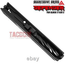 AGGRESSIVE ARMS DEFENDER COMPLETE SLIDE + SPIRAL Barrel + PARTS For GLOCK 17 G3