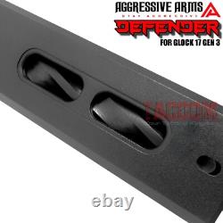 AGGRESSIVE ARMS DEFENDER COMPLETE SLIDE + SPIRAL Barrel + PARTS For GLOCK 17 G3