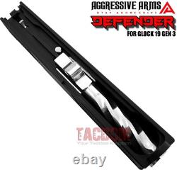 AGGRESSIVE ARMS DEFENDER COMPLETE SLIDE + SPIRAL Barrel + PARTS For GLOCK 19 G3