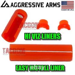AGGRESSIVE ARMS Frame Slide Parts Kit GL0CK 19 GEN 3 BLACK GOLD TRIGGER STRIKER