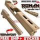 AGGRESSIVE ARMS ROMAN FDE SLIDE + PVD FDE ROMAN CUT Barrel FOR GLOCK 17 GEN 3