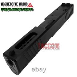 AGGRESSIVE ARMS for GLOCK 19 GEN 3 PORTED COMPLETE BLACK SLIDE + BARREL + PARTS