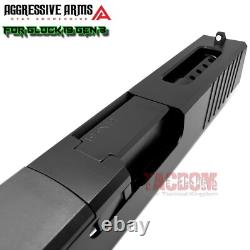 AGGRESSIVE ARMS for GLOCK 19 GEN 3 PORTED COMPLETE BLACK SLIDE + BARREL + PARTS