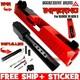 Aggressive Arms Inferno Complete Ported Red Slide Black Barrel For Glock 19 Gen3
