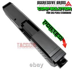 Aggressive Arms Ported Solution Black Slide And Barrel For Sig P365 50 State