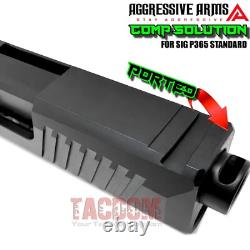 Aggressive Arms Ported Solution Black Slide And Barrel For Sig P365 50 State