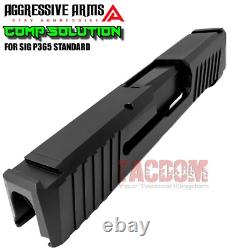 Aggressive Arms Ported Solution Black Slide And Barrel For Sig P365 50 State
