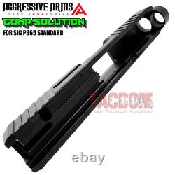 Aggressive Arms Ported Solution Black Slide And Barrel For Sig P365 50 State