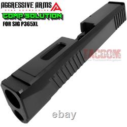 Aggressive Arms Ported Solution Black Slide And Barrel For Sig P365xl 50 State