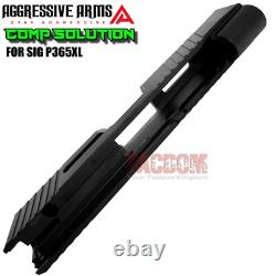 Aggressive Arms Ported Solution Black Slide And Barrel For Sig P365xl 50 State