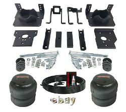 Air Helper Spring Kit Bolts On Over Load Level For 2011-2016 Ford F250 F350 2wd