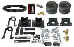 Air Helper Spring Over Load Kit Black Gauge & Tank For 2005-10 Ford F250 2WD