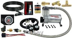 Air Tow Kit withBlack In Cab Control For 6 Lifted 2011-2017 Silverado 2500 3500