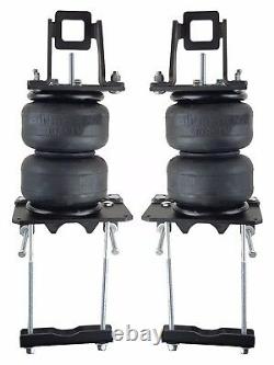 Air helper springs kit with 4 ply bags no drill fits 2005-10 ford f250 f350 2wd