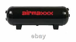 Airmaxxx Chrome 400 Air Compressor 3 Gallon Tank & Drain with150/180 On/Off Switch