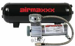 Airmaxxx Pewter 400 Air Compressor 3 Gallon Air Tank Drain 150 on 180 off Switch
