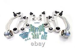 B6 Audi A4 Front Upper Lower Control Arm Kit Tie Rod Suspension Overhaul Rebuild