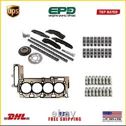 Bmw N47d20a Timing Chain Kit Upper Lower & Head Gasket & Engine Parts 2.0 Diesel