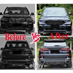 Body Kit For Bmw X5 G05 2019+ Front Lip Rear Diffuser Spoiler Side Skirts Glossy