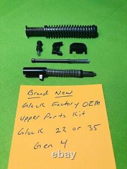 Brand New Glock 22 Or 35 Gen 4 OEM Factory Upper Parts Kit With Free Shipping