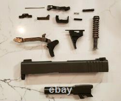 COMPLETE OEM Glock 43 Slide Upper Lower Parts Kit Barrel SS80 P80 48 43X & Case