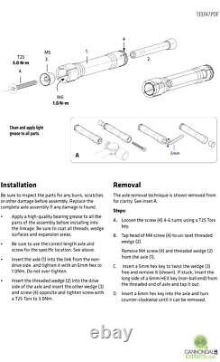 Cannondale Scalpel Si Shock Link Hardware Kit KP435/