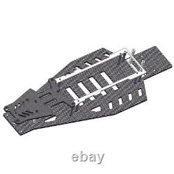 Carbon Lower Chassis with Upper Chassis Kit for Traxxas Bandit VXL Rustler Parts