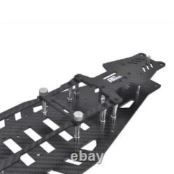 Carbon Lower Chassis with Upper Chassis Kit for Traxxas Bandit VXL Rustler Parts