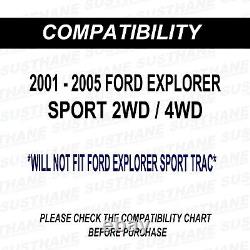 Complete Body Mount Bushing Kit PU For Ford Explorer Sport SUV 4x4 01-05 2WD 4WD