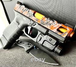 Complete Glock 19 Gen 3 Slide Custom OPMOD Cerakote RMR Cut G19 Upper FREE KNIFE