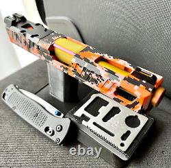 Complete Glock 19 Gen 3 Slide Custom OPMOD Cerakote RMR Cut G19 Upper FREE KNIFE