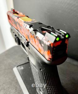 Complete Glock 19 Gen 3 Slide Custom OPMOD Cerakote RMR Cut G19 Upper FREE KNIFE