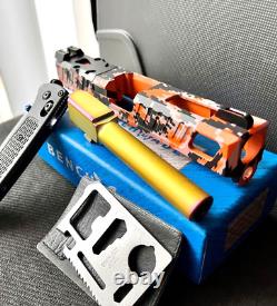 Complete Glock 19 Gen 3 Slide Custom OPMOD Cerakote RMR Cut G19 Upper FREE KNIFE