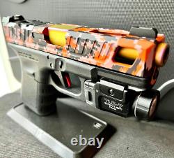 Complete Glock 19 Gen 3 Slide Custom OPMOD Cerakote RMR Cut G19 Upper FREE KNIFE