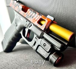 Complete Glock 19 Gen 3 Slide Custom OPMOD Cerakote RMR Cut G19 Upper FREE KNIFE